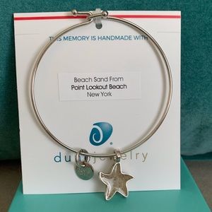 Dune Jewelry Starfish Charm Bangle Bracelet